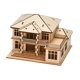 thumbnail image 3 of Rompecabezas de casas de madera 3D para adultos Colección Young Modeler Kit de modelo de madera 2 niveles, 3 of 9