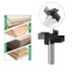 thumbnail image 4 of Broca de cepillado Fresa 2 "Diámetro de corte Herramientas de carpintería 4 Flauta CNC Spoilboard Superficie Router Bit Flattening, 4 of 8