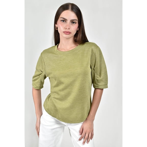 Blusa basica Roman Fashion /Juvenil, 13198 (Verde pistache) verde claro M