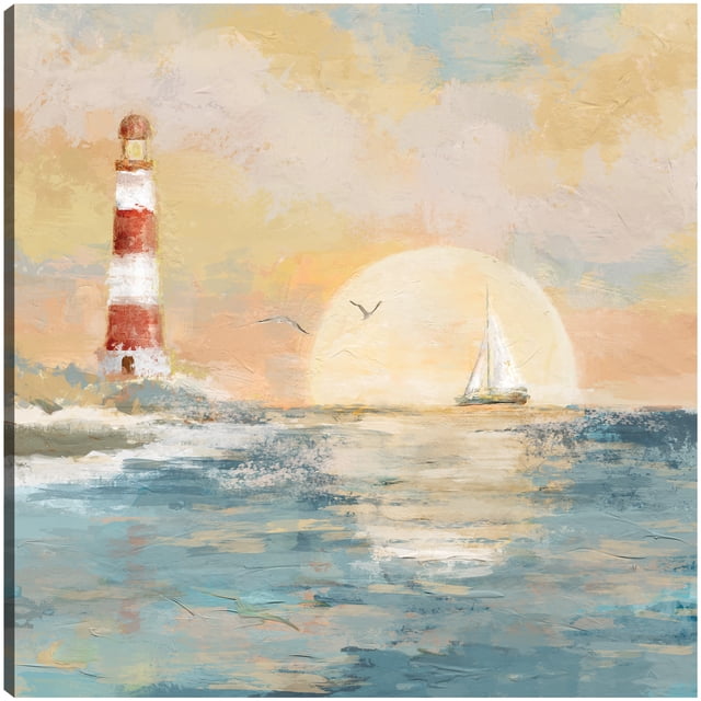 Cuadro Decorativo - Vela de puerto Jr Impresión en canvas, estrechado