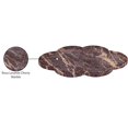 thumbnail image 4 of Meridina Furniture Rimini Cherry Clover Shaped Marble Tray, 4 of 5
