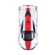 thumbnail image 3 of 1:32 Scale Car Model Simulation Pull Back Sports Car Vehicle Model with Light Sound Effect White, 3 of 4