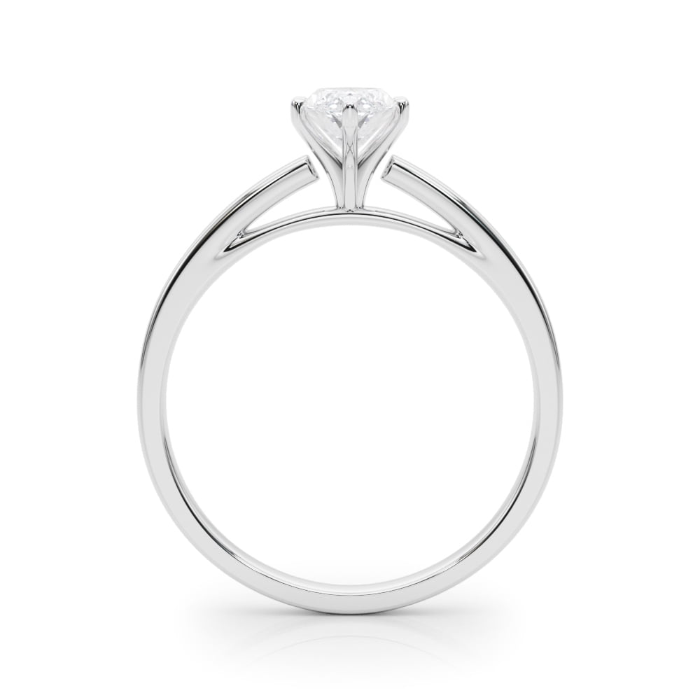 Kiva Jewel 1.88 Ct Marquise Cut Lab Created Diamond Engagement Ring for Women - 14K White Gold Over Ring - Solitaire Gift for Her - Exquisite Women's Jewelry - Rings for Women Forever Bride