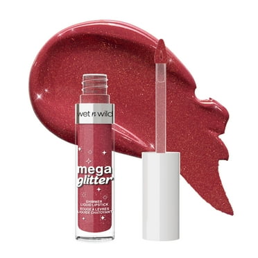 wet n wild  Mega Glitter Shimmer Liquid Lipstick, Pink Future