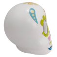 thumbnail image 4 of Portavelas de Halloween Way to Celebrate Calavera Cerámica Blanca 10.5 cm, 4 of 4