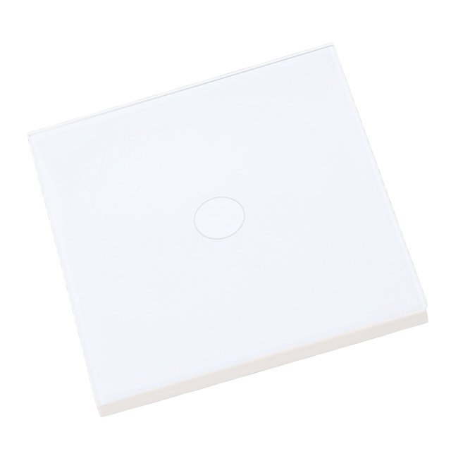 Light Switch Panel, 110-240V Flame Retardant Sensitive High Temperature Touch Panel Light Switch Tempered Glass Insulation For Living Room