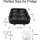 thumbnail image 4 of Silicone Ice Cube Tray Round Ice Cube Mold Sphere Ice Ball Maker (6 Round Ice Balls Black), 4 of 5