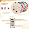 thumbnail image 5 of Yayeee Flameless Candles with Remote Flickering Battery Operated Multi Color Changing, Watercolor Circles, 5 of 7