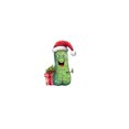 thumbnail image 2 of Cute Mini Cucumber Christmas Tree Pendant - Acrylic Ornament for Holiday Decor, Gift Topper, or Car Decoration, 2 of 2