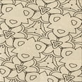 thumbnail image 1 of Ahgly Company Machine Washable Indoor Square Transitional Moccasin Beige Area Rugs, 5' Square, 1 of 7