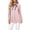 Pink, variant on Ruffled Mock Neck Tops for Women Lightweight Thin Self Tie Bow Pleated Long Sleeve Tunic Blouses Dressy Casual Button Down Solid Color Office Shirts XXL