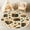 Color 4, variant on Washable Non Slip 3ft Round Rug, Garden Dawn Art Ethereal Peacock Circle Area Rugs with Tassels Carpet for Nursery Bedroom Living Room Playroom Tent rug Tent Castle