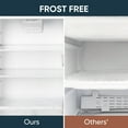 thumbnail image 5 of Upstreman 17.6 Cu.Ft. Top Freezer Refrigerator, Stainless Steel Fridge Freezer Double Door Refrigerator with Adjustable Thermostat Control, Fingerprint Resistant, Auto Defrost, Reversible Door, BD176, 5 of 9