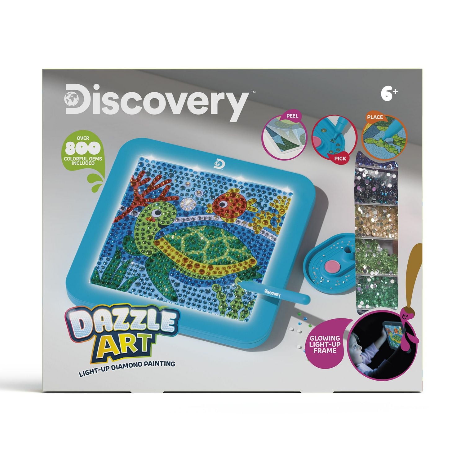 Discovery™ Dazzle Art Light-Up Diamond Painting Kit, Diamond Painting Kit