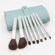 thumbnail image 1 of Juego de 8 mini brochas de maquillaje de viaje con bolsa, kit de pintura facial para niñas, brocha para mezclar, delineador de ojos, brochas para polvo facial, 1 of 5