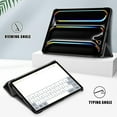 thumbnail image 5 of elitegadget Case for iPad Pro 11 Inch (M4, 5th Generation 2024) - Slim Lightweight Trifold Shell Stand Cover Case (Black), 5 of 5