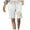 White, variant on IROINNID Women's Casual Printed Drawstring Waist Summer Bermuda Shorts