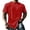 Red, variant on Yifymode Oversized Shirts for Men Vintage Short Sleeve Beach Vacation Tops Solid Casual Loose Fit Breathable Athletic T Shirts
