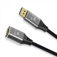 thumbnail image 3 of FVH DisplayPort 1.4 8K 60hz Extension Cable Male to Female Ultra-HD UHD 4K 144hz DP to DP Cable 7680*4320 for Video PC Laptop TV, 3 of 7