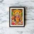thumbnail image 5 of Satyanarayana Swamy 7x9 Framed Photo – Hindu Temple Wall Decor for Satyanarayana Pooja, Glass & Engineered Wood Frame, 5 of 5