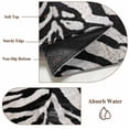 thumbnail image 6 of 5x8 Area Rugs for Living Room, Black White Zebras Non Slip Area Rugs for Kitchen Bedroom Entryway, Vintage Abstract Art Washable Carpet Runner Rug Floor Mats for Bedroom Home Decor, 6 of 8