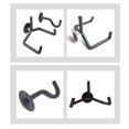 thumbnail image 4 of Orgrimmar Soporte de pared para guitarra acústica/eléctrica/clásica, ukelele, banjo y mandolina, colgador de pared con listones, soporte horizontal para guitarra, soporte para bajo, gancho (juego de 2, 4 of 5
