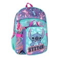 thumbnail image 2 of Juego de 5 piezas de Lilo y Stitch Angel de Bioworld Disney, mochila, lonchera, llavero, estuche para lápices, 2 of 6