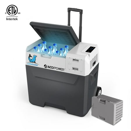 LiONCooler X40A Combo, Portable Fridge Freezer Cooler (42 Quart Capacity) & Extra Backup 173Wh Battery