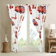 thumbnail image 3 of Fire Truck Red 30%-50% Blackout Curtains Firefighter Supplies Pattern Curtains,Scaling Ladder Fire Extinguisher Curtains & Drapes Helicopter Fire Hydrant Window Curtains 38"Wx54"L,2 Panels, 3 of 6