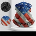 thumbnail image 5 of AWASD 4th of July American Flag Neck Gaiter for Men Women Fashion Star Stripe Neck Gaiter Print Patriotic Face Cover Summer Cooling Neck Gaiter Fishing Mask One Size Red, 5 of 5