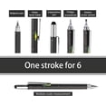 thumbnail image 5 of Bolígrafo multiherramienta 6 en 1, regalos de Navidad para papá, regalos de elefante blanco para adultos, artilugios geniales para regalos de hombres, regalos para hombres que lo tienen todo, 5 of 5