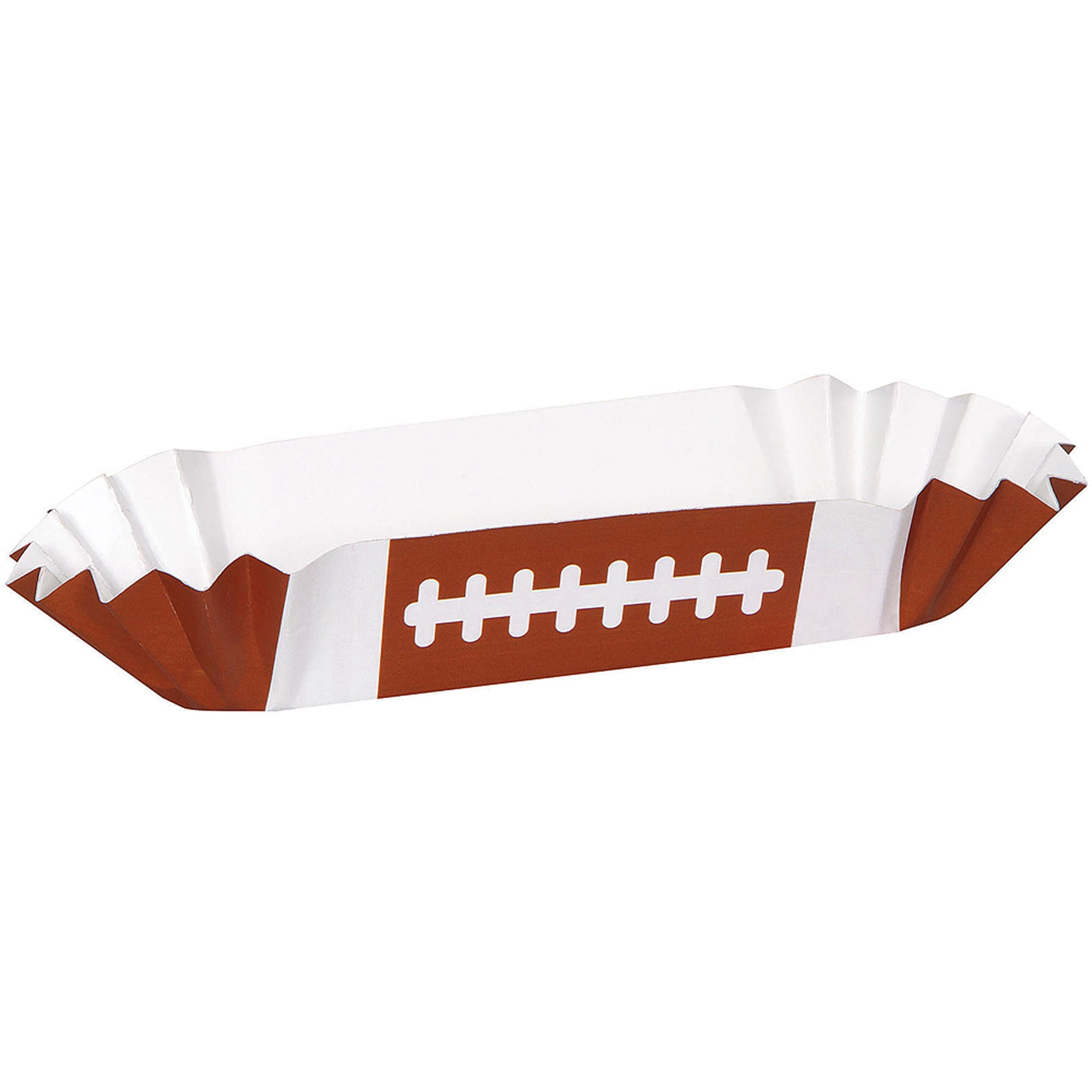 Football Paper Hot Dog Trays, 8ct