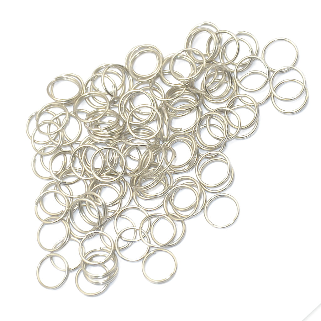 Amazon.com: Craftdady 1000Pcs Stainless Steel Open Jump Rings 8mm Round 1mm  Thick Connector Rings for Jewelry Making