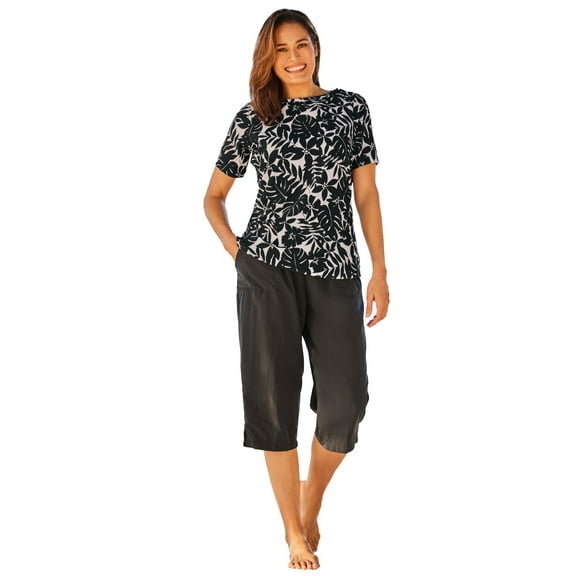 Swim 365 Women's Plus Size Cross-Back Swim Tee