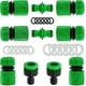 thumbnail image 1 of Paquete de 10 conectores para manguera de jardín, Kit de accesorios de tubería para manguera de unión de grifo al aire libre, 1 of 5