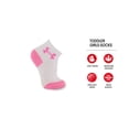 thumbnail image 2 of Calcetines Under Armour para niñas, paquete múltiple, cuartos blancos (paquete de 6), 2 of 5