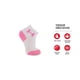thumbnail image 2 of Calcetines Under Armour para niñas, paquete múltiple, cuartos blancos (paquete de 6), 2 of 5