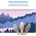 thumbnail image 5 of Large Gaming Mouse Pad, Computer Mat for Desk Design with Forest and Mountains, Big Extended Deskpad Loptop Pads, Tree XL Long Mousepad Laptop Makeup Pads for Home Office, 31.5 * 11.8 Inch, 5 of 7