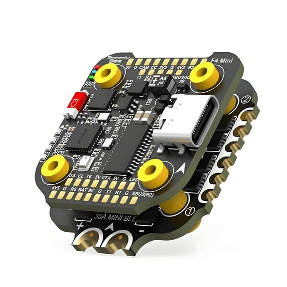 SpeedyBee F405 Mini Flight Controller with BLS 35A 4-in-1 ESC Stack, 20x20mm, Bluetooth Betaflight Wireless Tuning, DJI O3 Air Unit Compatible for FPV Racing Drones