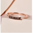 thumbnail image 2 of Natural Baguette Cut Brown Diamond Dainty Ring - Proposal Ring - Gift For Her, 2 of 2