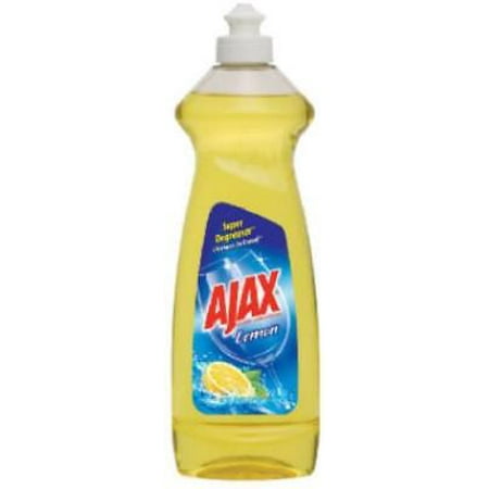 NEW 2PK 14 OZ, Ajax, Liquid Dish Soap, Fresh Lemon Scent, Cuts Through