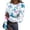 Blue, variant on Women's Tops Long Sleeve Vintage Floral Print Blouses Slim Fitted Fashion Tunic Tops Dressy Casual Round Neck Fall Summer T Shirts Purple XL