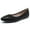 Black, variant on Women’s Pointed Toe Ballet Flats Slip on Casual Flats Walking Ballerina Shoes Silver 6.5US