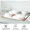 thumbnail image 7 of FREEAMG Coffee Pattern Dish Drying Mats for Kitchen Counter, Heat-Resistant Dishes Drying Pad, Ultra Absorbent Drying Mat for Coffee Machine Sink Rack 18x24 Inch, 7 of 7