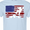thumbnail image 4 of Inktastic Snowboarding Us Flag T-Shirt, 4 of 5