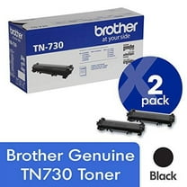 Brother Genuine TN730 Standard Yield Black Toner Cartridge -2-Pack