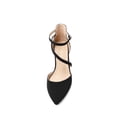 thumbnail image 3 of Zapatos de Tacón con Punta Fina y Correa al Tobillo para Mujer DREAM PAIRS en Negro, 3 of 8