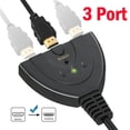 thumbnail image 4 of Conmutador de interfaz multimedia de alta definición 3 en 1 Conmutador divisor de interfaz multimedia de alta definición con cable flexible Admite audio 3D 1080P HD para Switch Xbox One 3 Apple TV, 4 of 12
