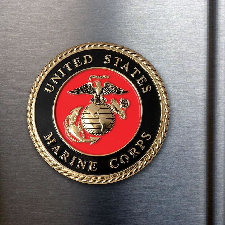 Allied Products Navy Medallion Large Magnet - 3 Inch Diameter, Heroes Series