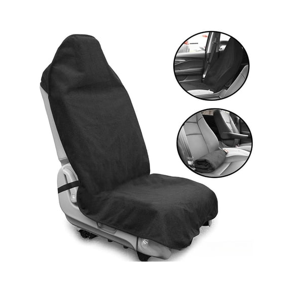 Breathable Nappa Leather Car Seat Covers, All Season Universal Front & Rear Full Car Seat Cover Accessories